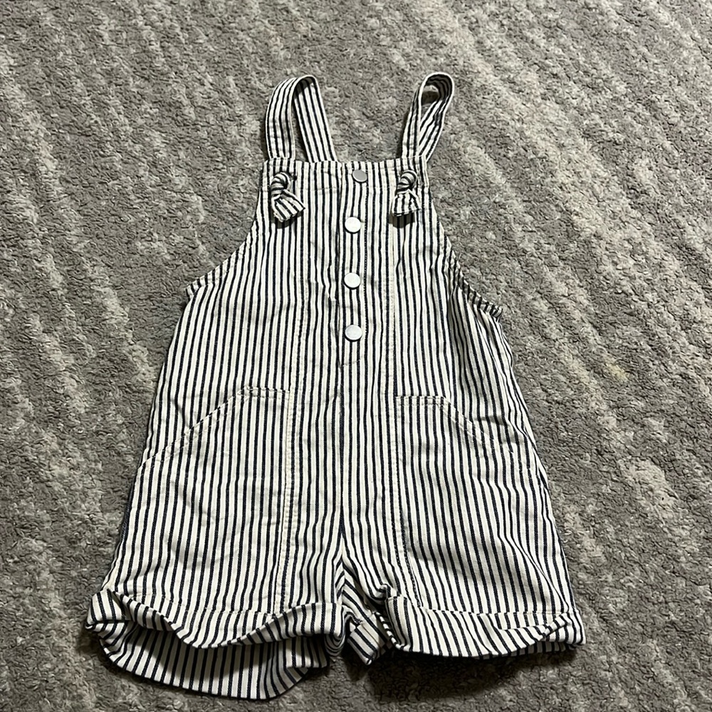 New stripped zara overall 3-4t